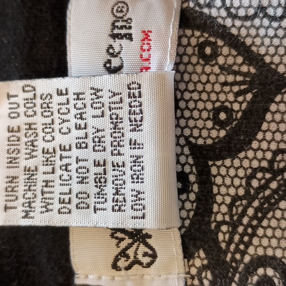 Self Esteem Black Button-Down Jacket with Reversible Patterned Belt - Picture 6 of 6